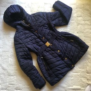 Navy maternity coat size S